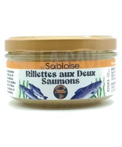Rillettes aux Deux Saumons 135gr – Conserverie La Sablaise