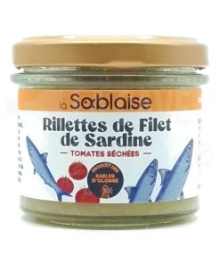 Rillettes de Filet de Sardine aux Tomates Séchées 90gr – Conserverie La Sablaise