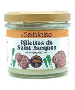 Rillettes de Saint-Jacques aux Poireaux 90gr – Conserverie La Sablaise