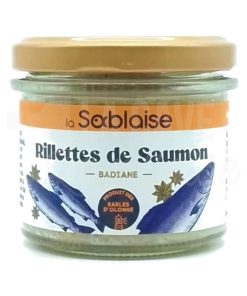 Rillettes de Saumon à la Badiane 90gr – Conserverie La Sablaise