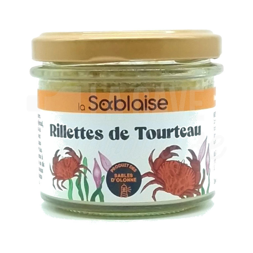 Rillettes de Tourteau 90gr – Conserverie La Sablaise