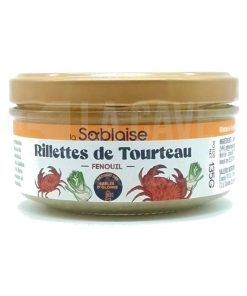 Rillettes de Tourteau au Fenouil 135gr – Conserverie La Sablaise