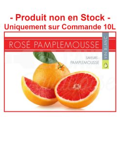 ROSÉ PAMPLEMOUSSE 12° – 10 LITRES