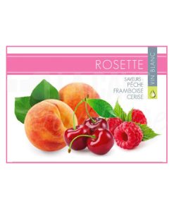 ROSETTE 12° – 10 LITRES – Pêche, Framboise, Cerise