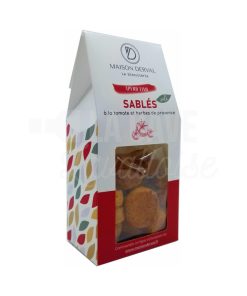 Sablés à la Tomate et Herbes de Provence – Maison Derval – Laval (53) – 100gr