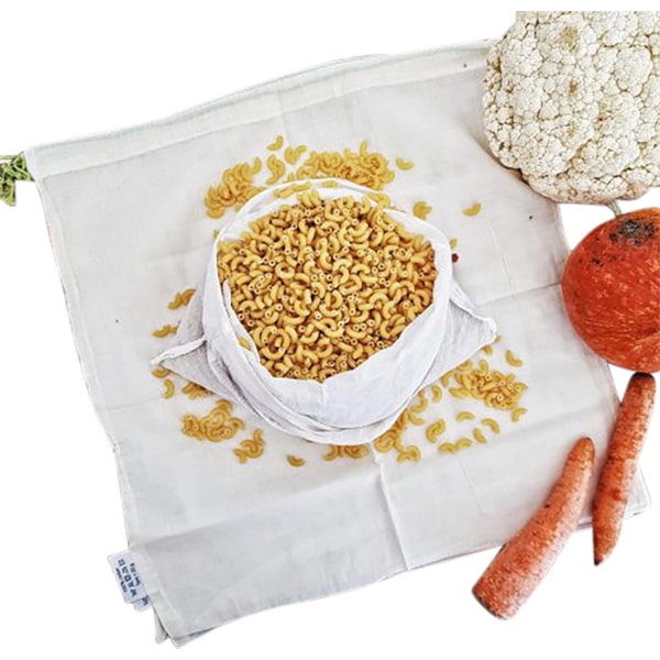 3 sacs à salade en tissu – Taille XL – Image 2