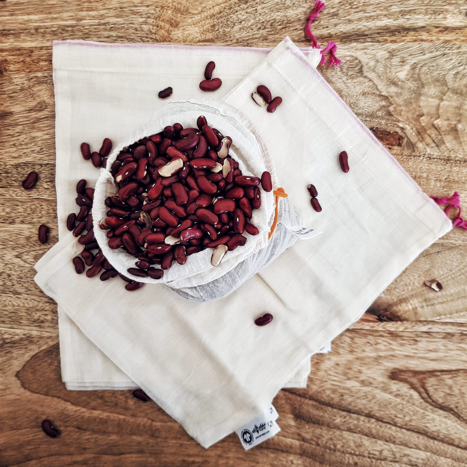 5 sacs à vrac pour épicerie sèche – Taille S