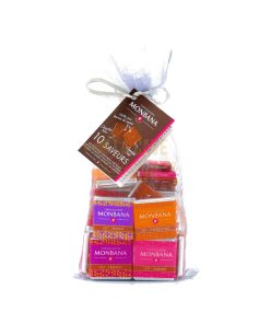 Chocolats Noir & Lait 10 saveurs – Sachet 200gr – Monbana