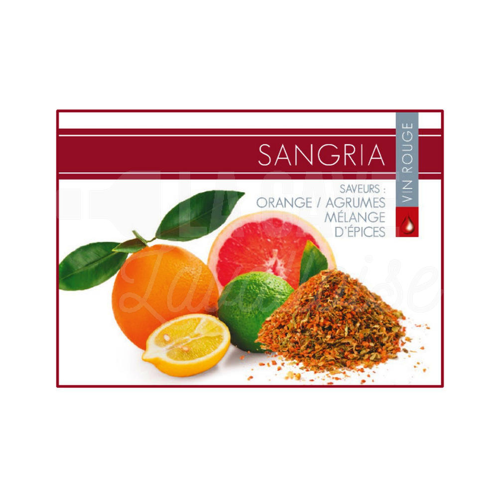 SANGRIA 12° – 10 LITRES – Orange, Agrumes, Epices