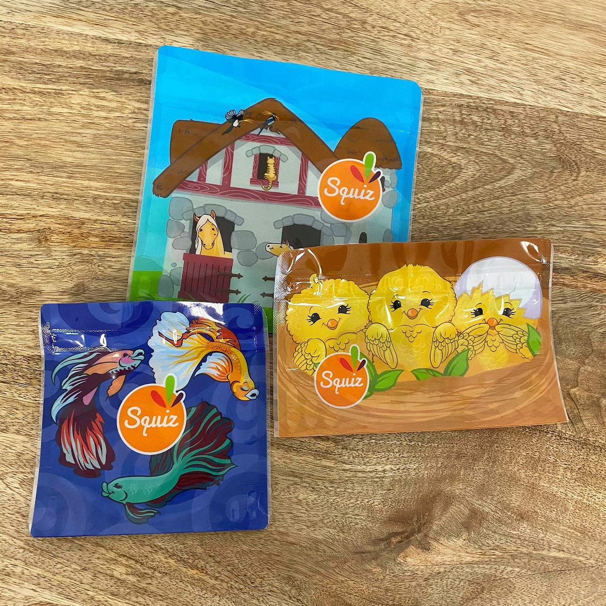 Pochette à goûter (Taille et coloris au choix)