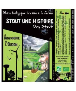 Stout une Histoire 33cl – La Brasserie de l&rsquo;Oudon – Méral (53)