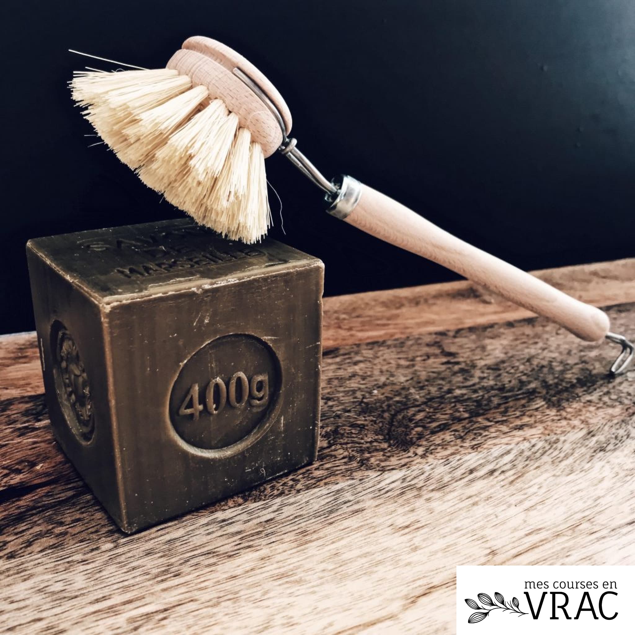 Tête de rechange – brosse vaisselle en bois – Image 4