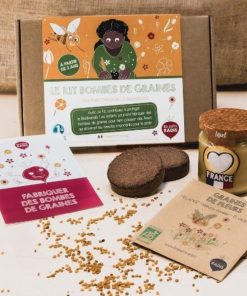 LE KITKIPOUSSE : Kit pour fabriquer des bombes de graines