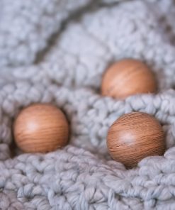 Lot de 15 petites boules en cèdre rouge anti-mites et anti-insectes