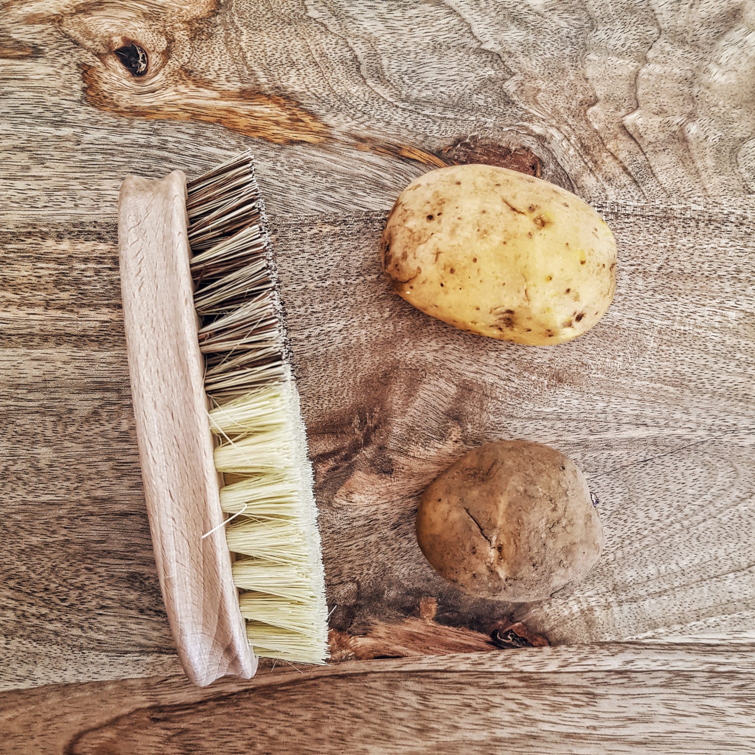Brosse à légumes en bois – Image 3