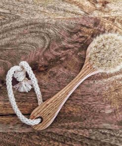 Brosse visage en bois nettoyante