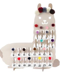 Calendrier de l&rsquo;Avent lama en bois à faire soi-même