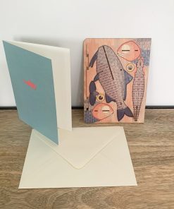 Carte en bois à assembler – Poisson