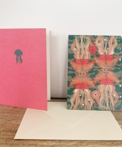 Carte en bois à assembler – Méduse