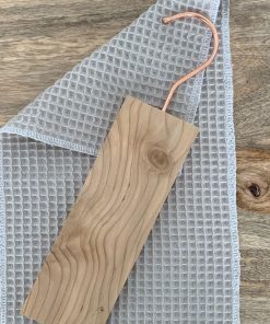 Tablette anti-mites en bois de cèdre à suspendre pour le linge