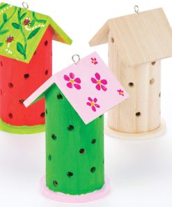 Kit de 2 maisonnettes pour coccinelles en bois à personnaliser