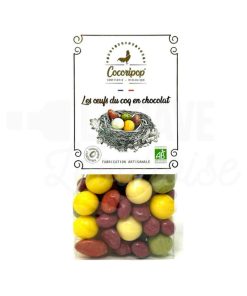 Les Oeufs du Coq en Chocolat – Cocoripop – 125gr