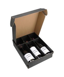 Coffret Vins Nu 3 Bouteilles – Emballage Cadeau sans bouteilles