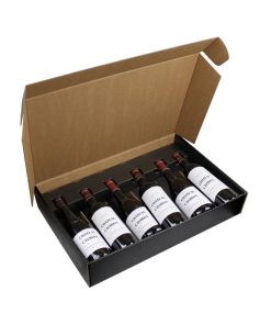 Coffret Vins Nu 6 Bouteilles – Emballage Cadeau sans bouteilles