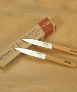 Boite de 2 couteaux d&rsquo;office n°112 naturel OPINEL