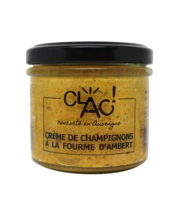 Crème de Champignons à la Fourme d&rsquo;Ambert – Conserverie Clac ! – 100gr