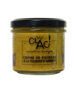 Crème de Poireau à la Fourme d&rsquo;Ambert – Conserverie Clac ! – 100gr