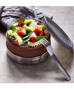 Boite déjeuner en verre Black + Blum Beige – taille au choix