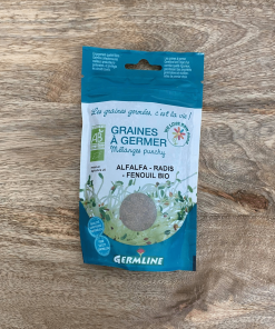 Graines à germer- ALFALFA / RADIS / FENOUIL BIO