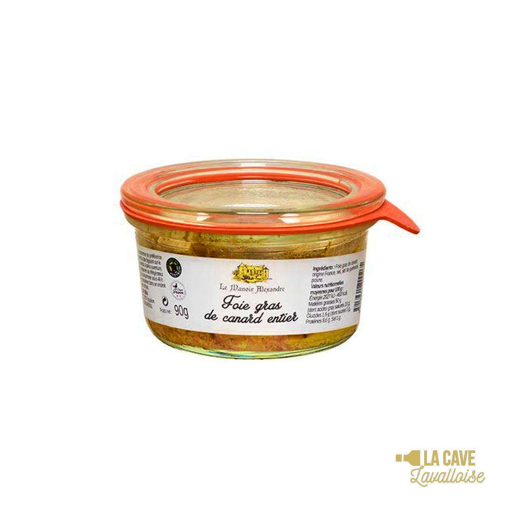 Foie Gras de Canard Entier – Manoir Alexandre – 90gr