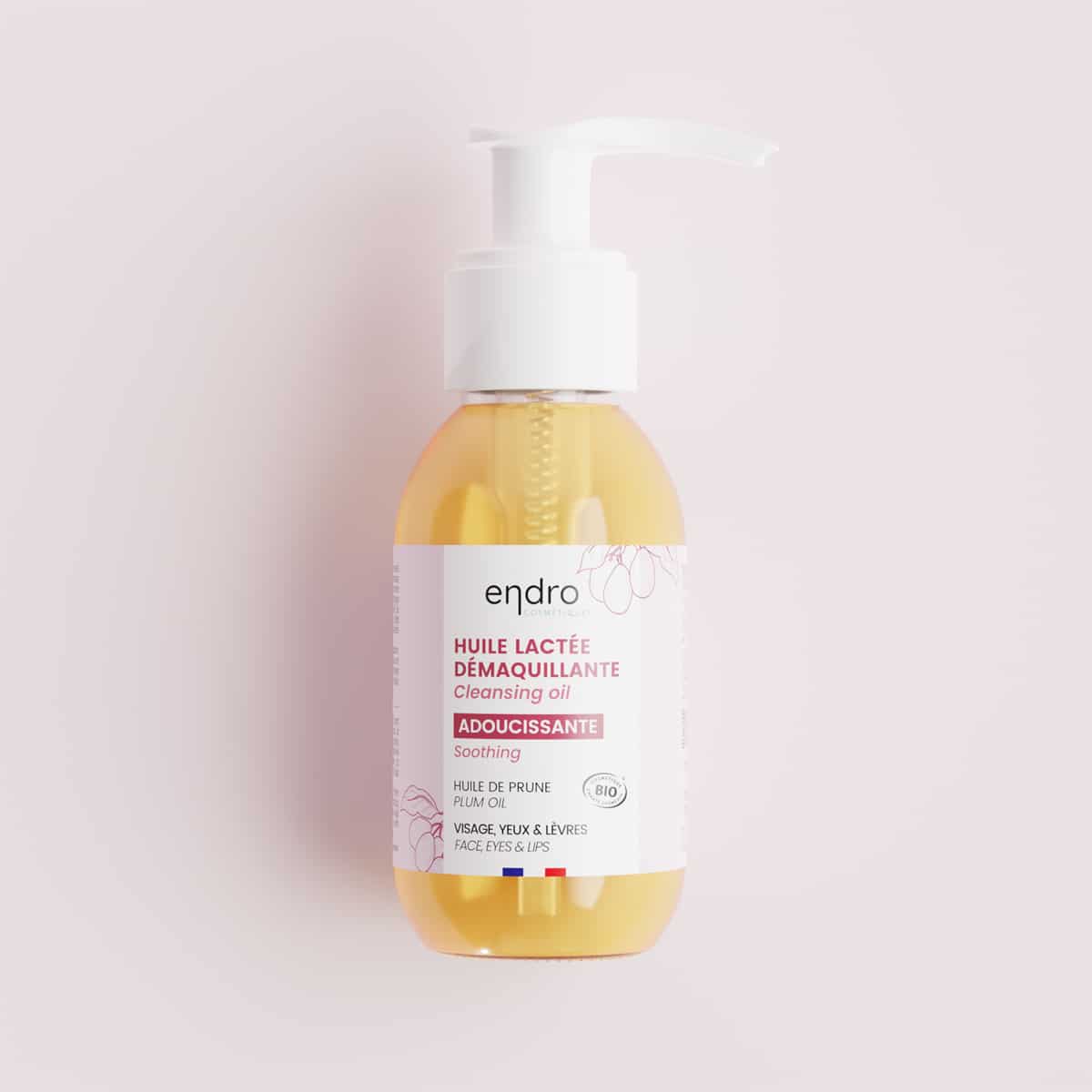 Huile démaquillante visage, yeux et lèvres BIO