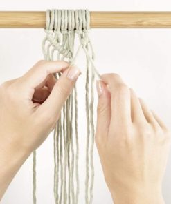 Kit macramé BOHO pour créer 2 décorations