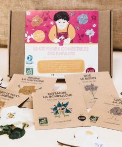 LE KITKIPOUSSE : Kit graines de fleurs comestibles bio