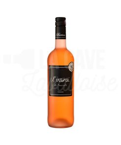L&rsquo;Insensé Rosé Tendre – Merlot Cinsault – Domaine Parazols Bertrou – 75cl