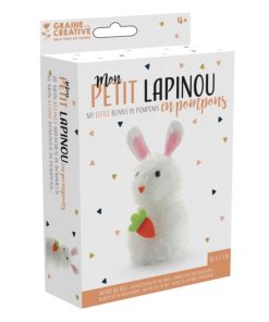 Kit pour faire son petit lapinou en pompons