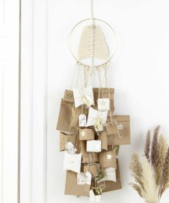Kit pour faire son propre calendrier de l&rsquo;avent – Macramé