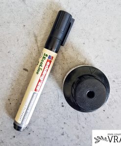 Marqueur pour tableaux blancs rechargeable – Noir