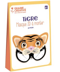 Kit créatif TIGRE : Masque 3D à construire