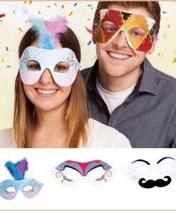 Kit de déguisement en carton – Masques Carnaval