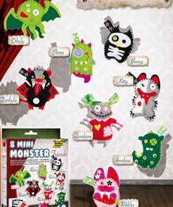Kit petits monstres en feutrine à confectionner