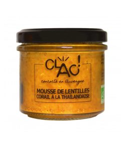Mousse de Lentilles Corail à la Thaïlandaise – Conserverie Clac ! – 100gr