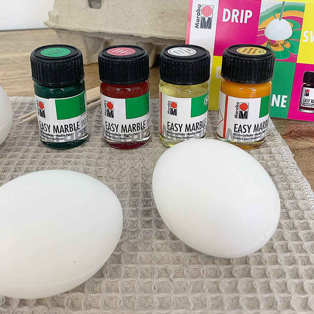 Kit d’oeufs à peindre effet marbre – Image 4