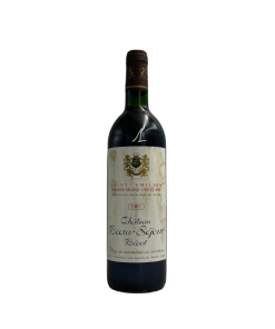 Chateau Beau-Sejour Becot Rouge 1985 (Saint Emilion Grand Cru – Bordeaux)