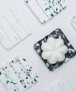 Porte savon durable et design carré – Coloris au choix