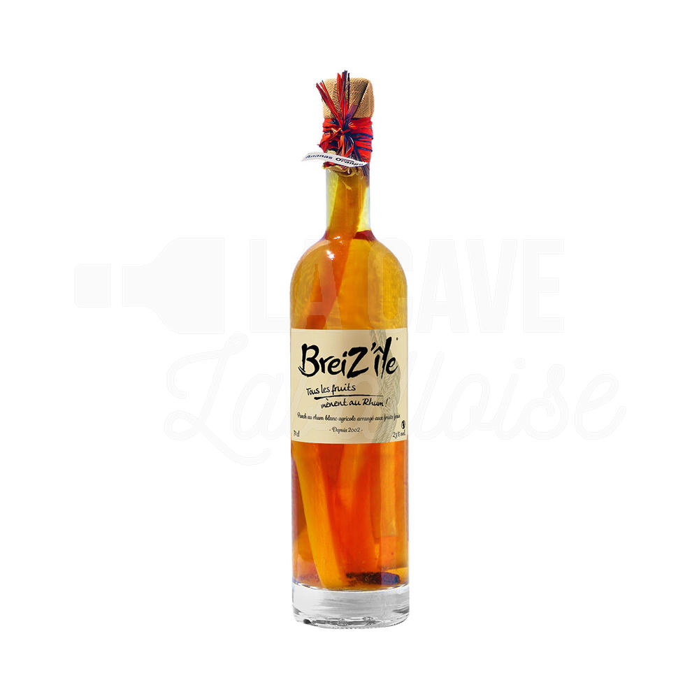 Ananas-Orange 23° – Rhum Arrangé – Breiz’île – 70cl