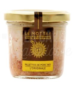 Rillettes de Porc Bio – L&rsquo;Originale – Le Mottay Gourmand – 90gr